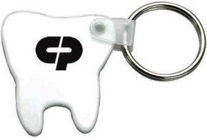 Promotional Key Chains: Tooth Shaped Keychains